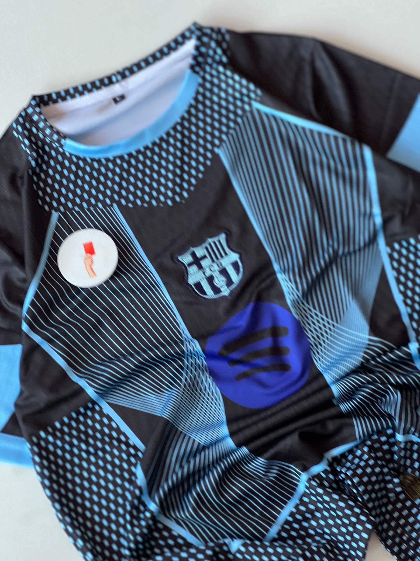 BARCELONA TRAINING KIT BLACK (Embroidery)