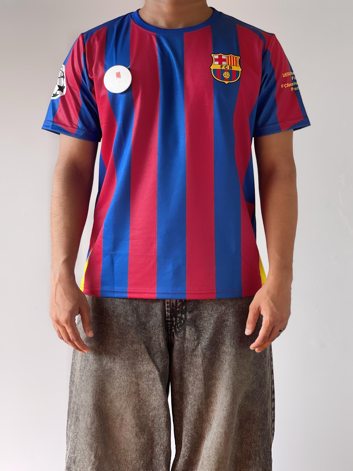 RONALDINHO BARCA HOME RETRO