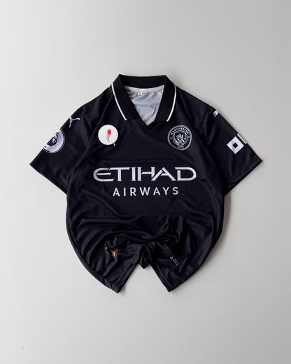MANCHESTER CITY NEW 2025/26 BLACK AWAY KIT