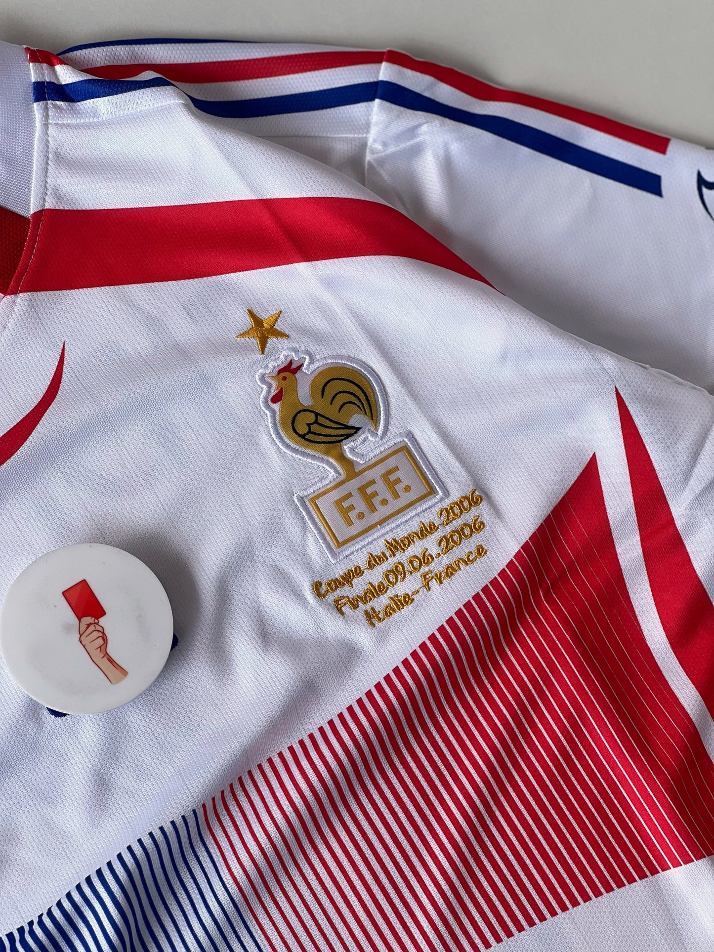 FRANCE ZIDANE RETRO HOME WHITE (Embroidery)
