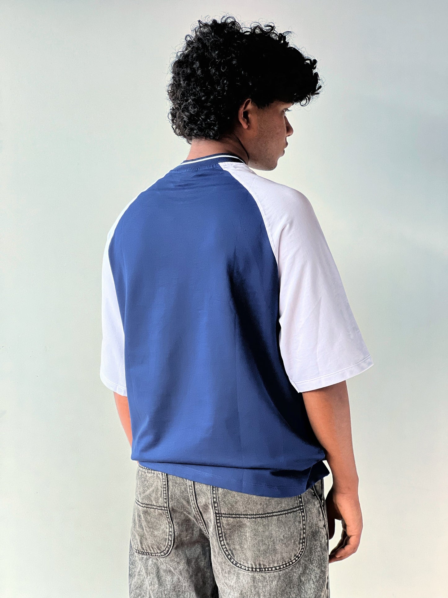 BARCA PLAIN FAN TSHIRT NAVY (oversized)