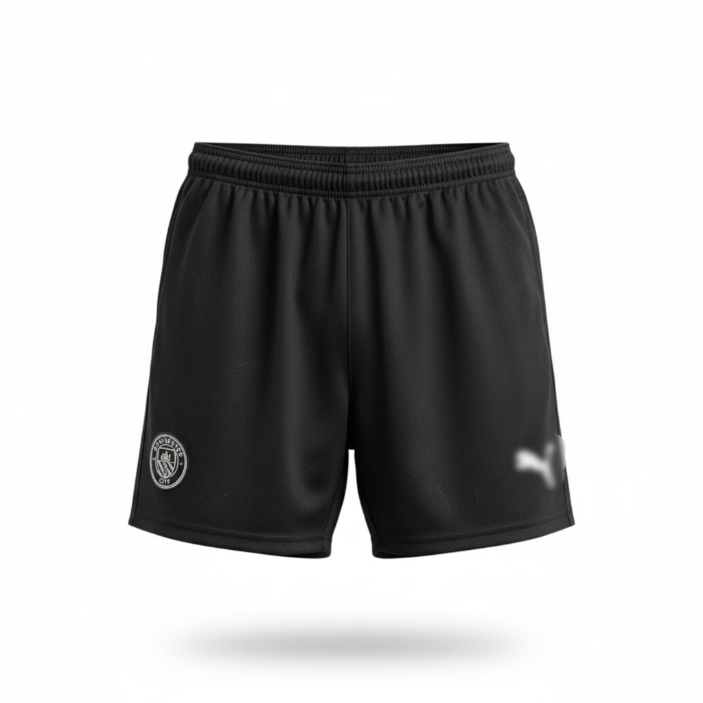 SHORTS MANCHESTER CITY BLACK (embroidery)