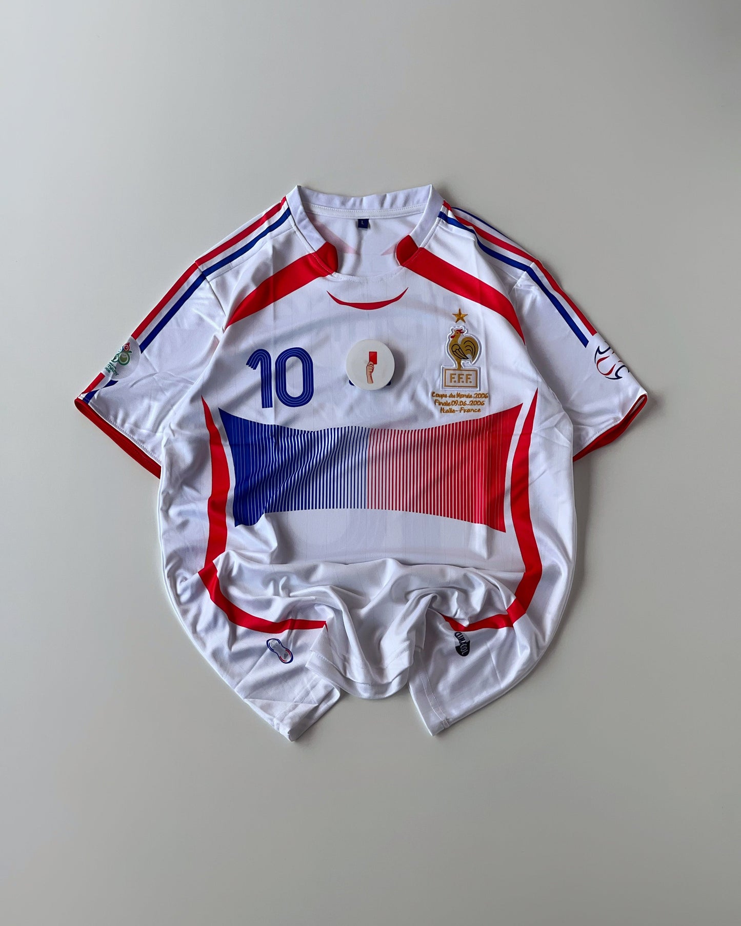 FRANCE ZIDANE RETRO HOME WHITE (Embroidery)