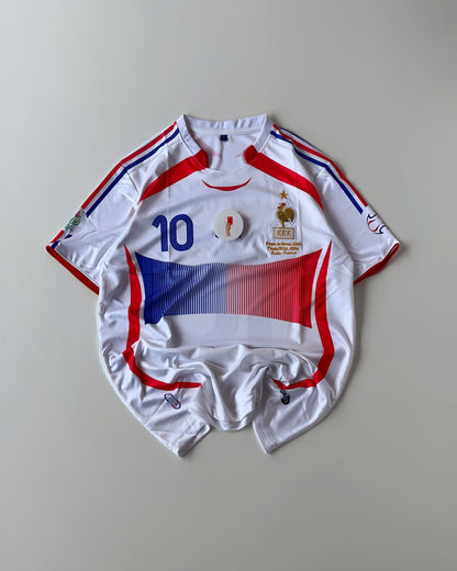 FRANCE ZIDANE RETRO HOME WHITE (Embroidery)