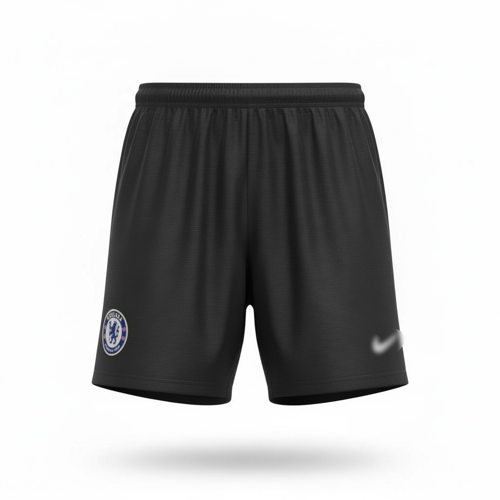 SHORTS CHELSEA BLACK (embroidery)