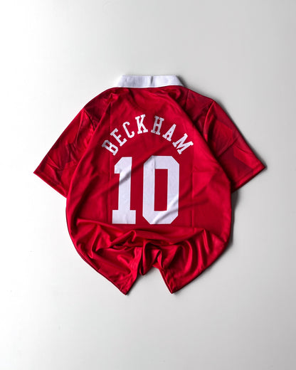 MANCHESTER UNITED BECKHAM RED #10 RETRO