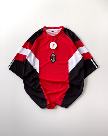 AC MILAN PLAIN TSHIRT INSPO JERSEY (oversized embroidery)