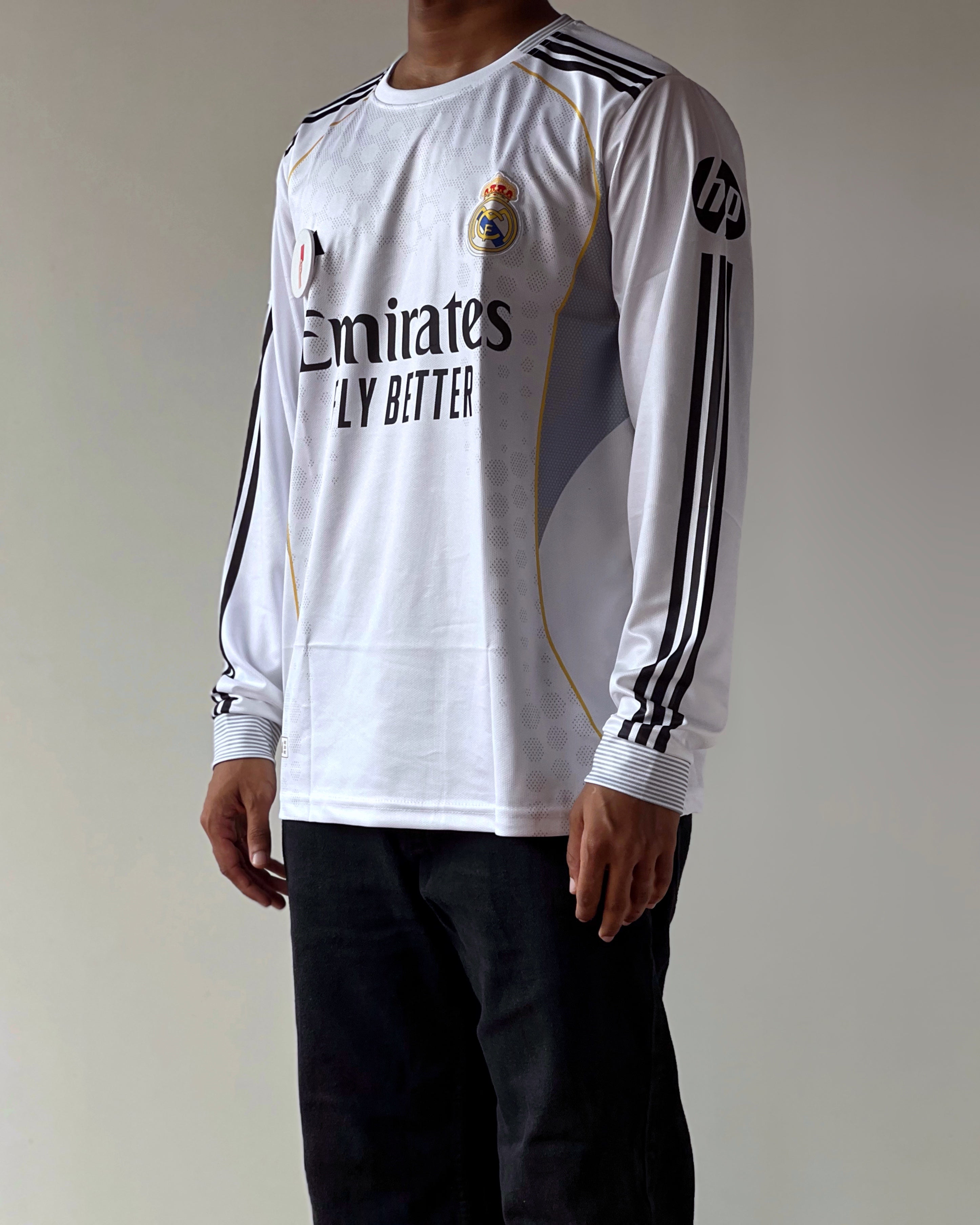 REAL MADRID 25/26 FULL SLEEVE HOME (embroidery)