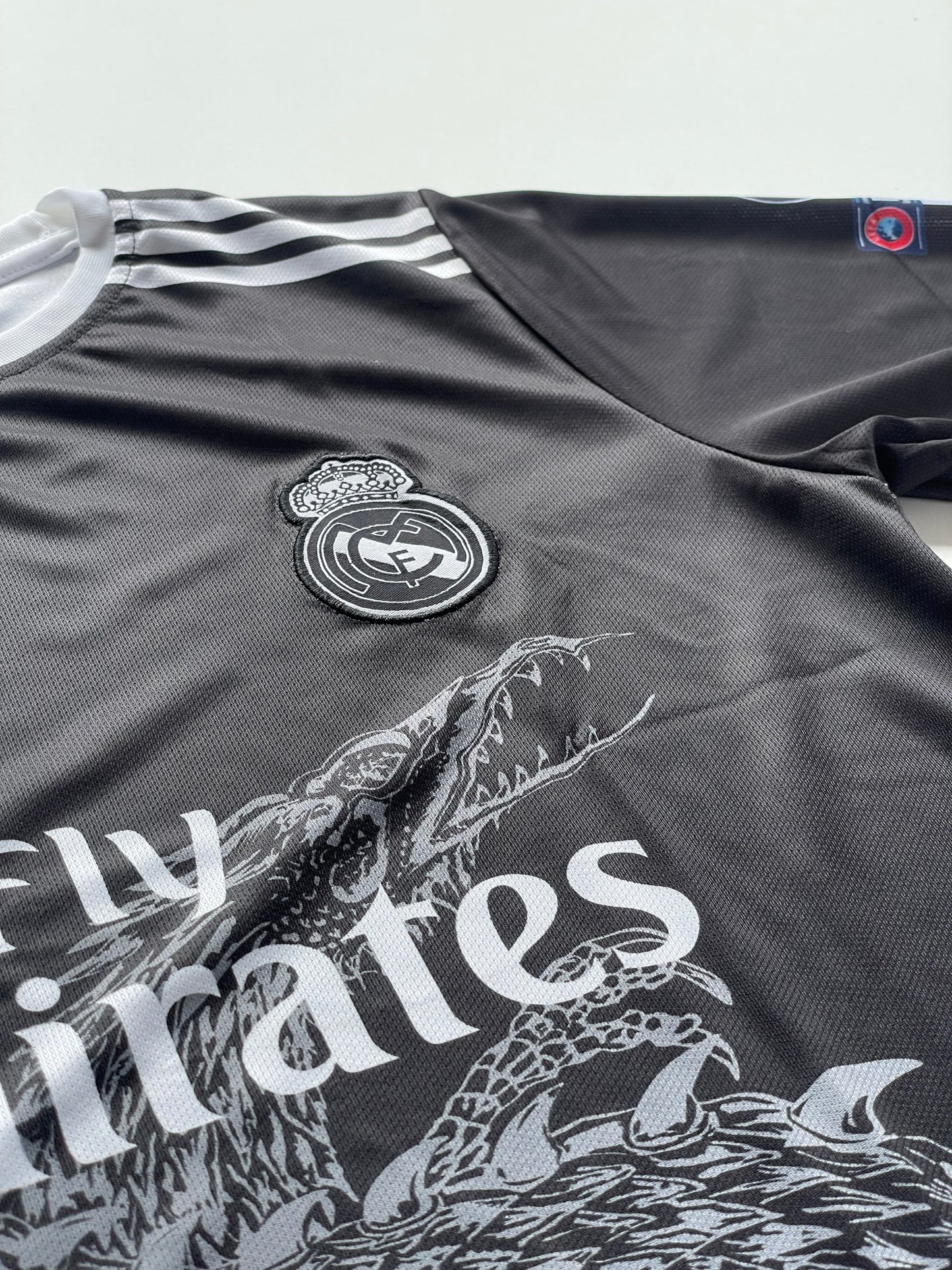 REAL MADRID DRAGON BLACK CRISTIANO RONALDO (Full sleeve Embroidery)