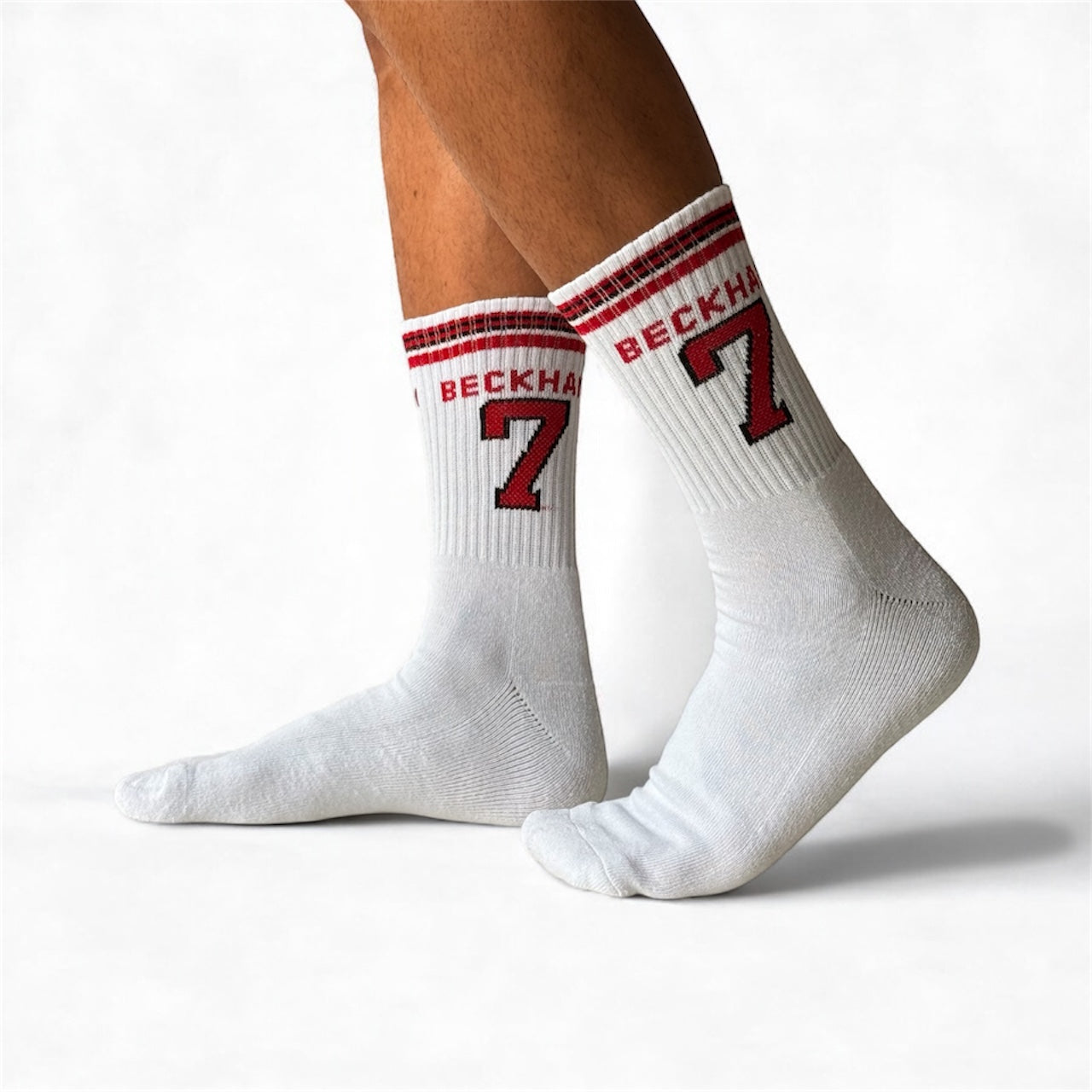 SOCKS PLAYER VERSION BECKHAM UNITED WHITE