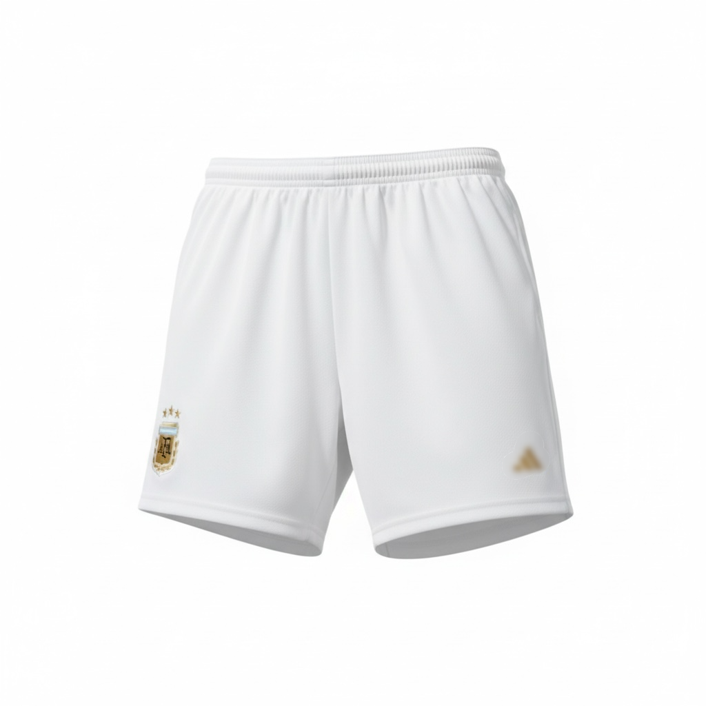 SHORTS ARGENTINA WHITE (embroidery)