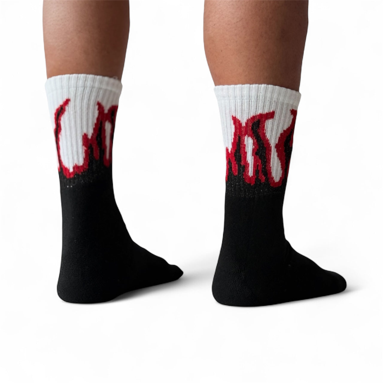 FLAME INSPIRED CALF-LENGTH SOCKS