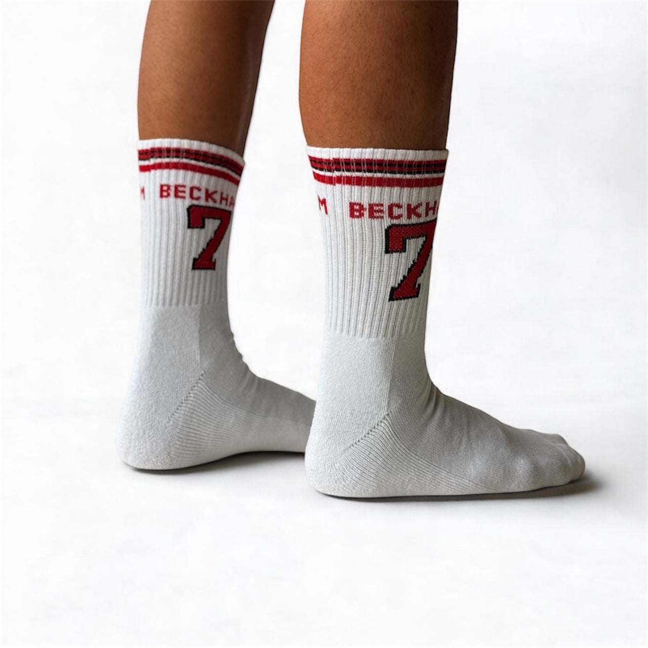 SOCKS PLAYER VERSION BECKHAM UNITED WHITE