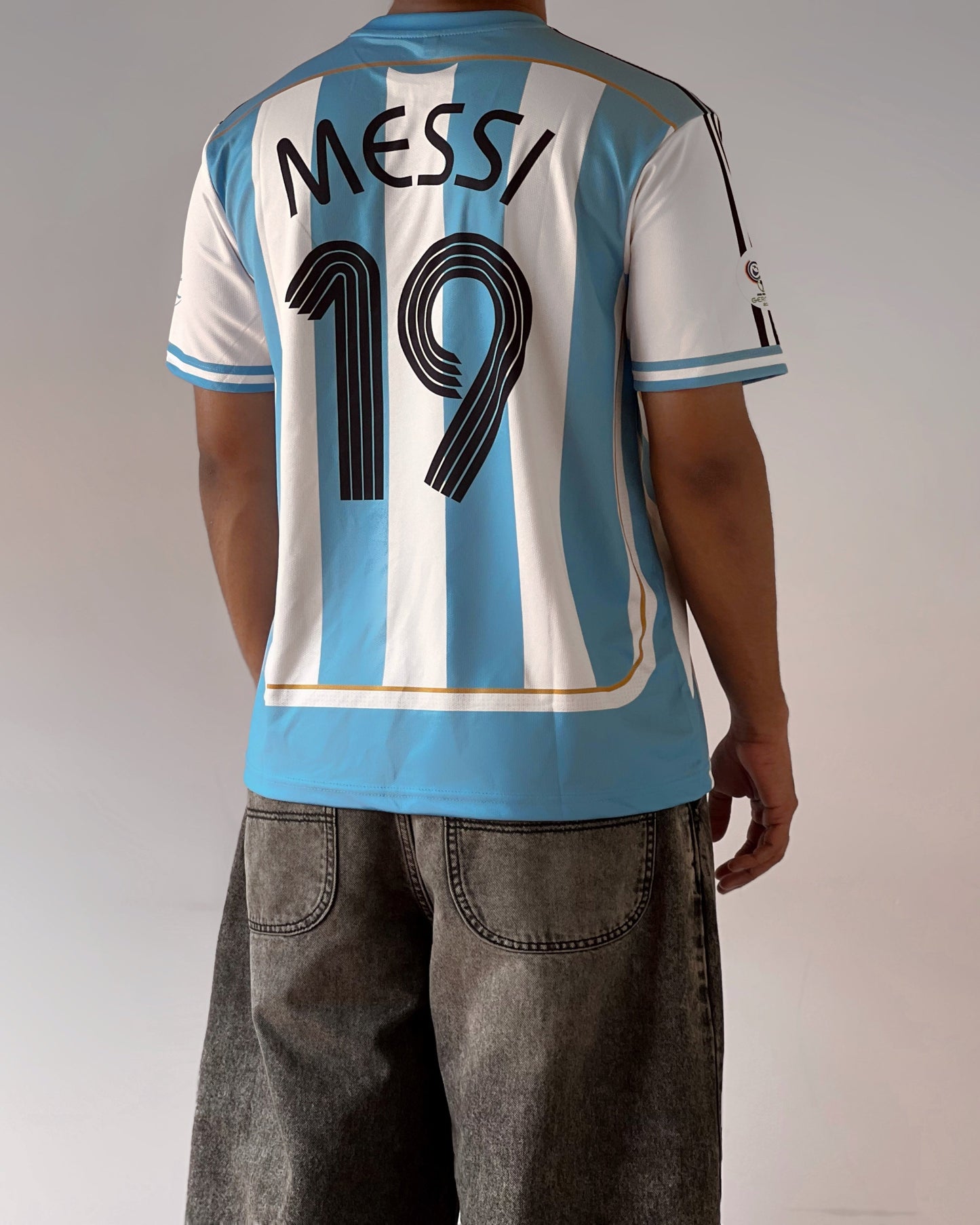 Messi Argentina Home Retro #19 (Embroidery)