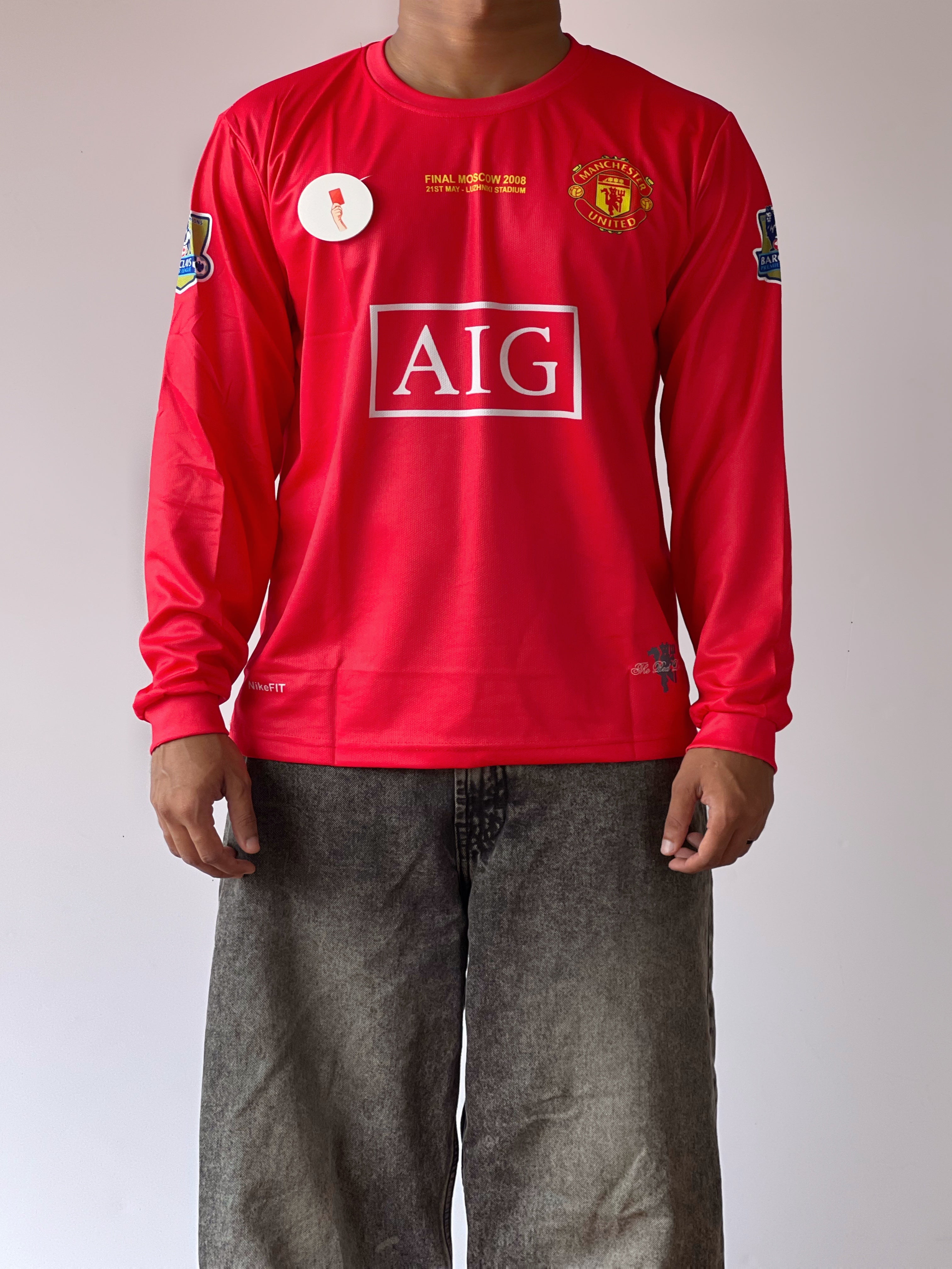 Manchester cr7 2008 ucl Final – Long Sleeve