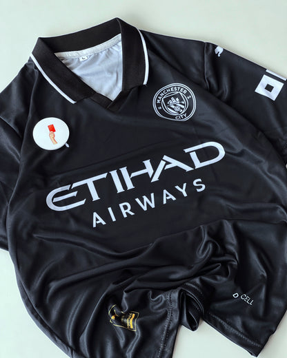 MANCHESTER CITY NEW 2025/26 BLACK AWAY KIT
