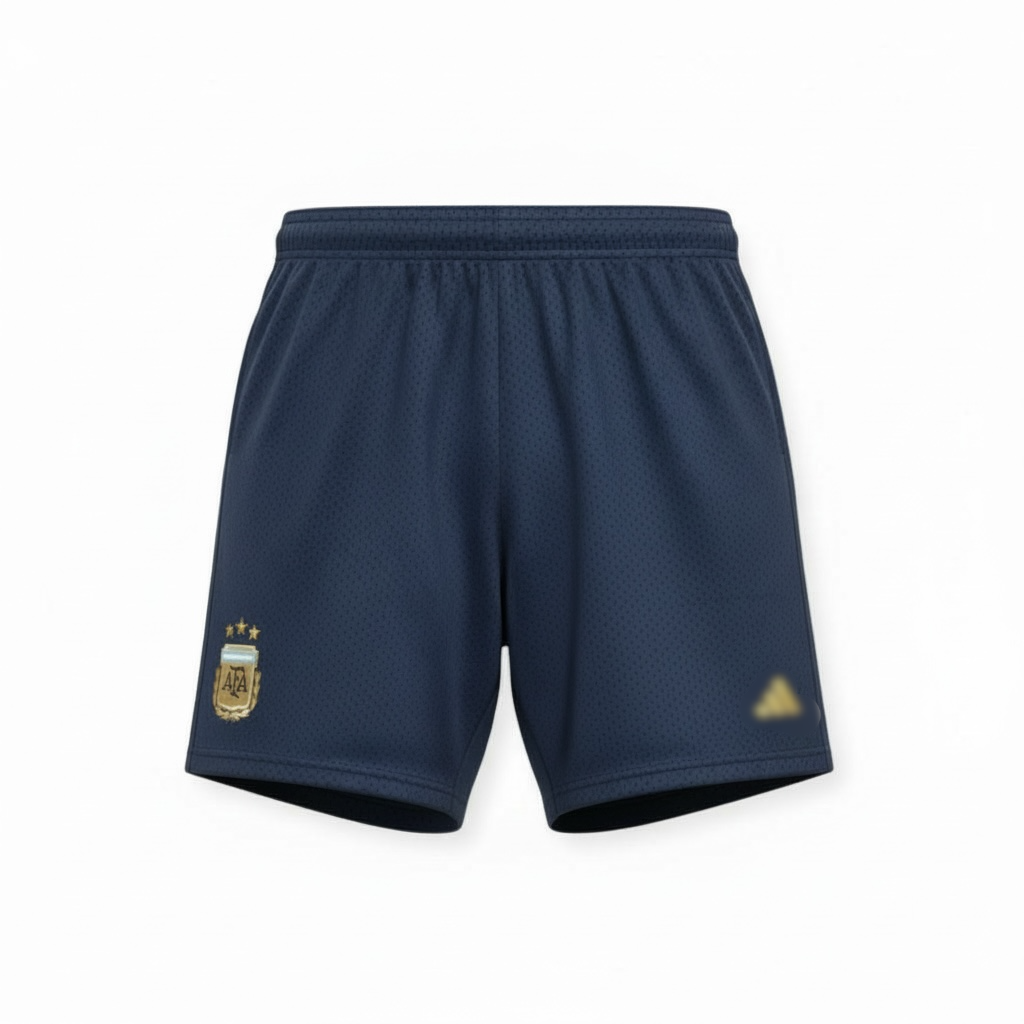 SHORTS ARGENTINA NAVY BLUE (embroidery)