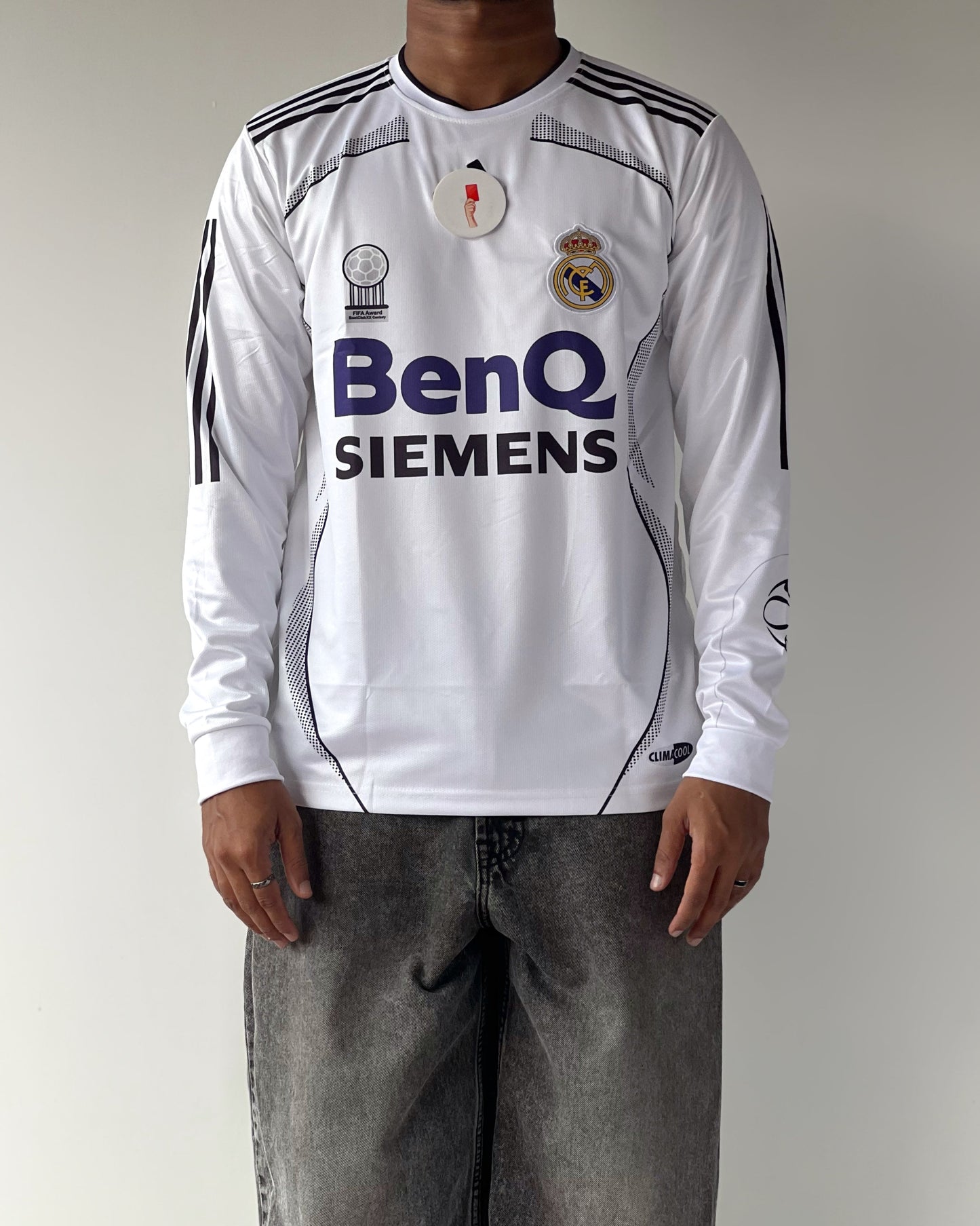 BENQ BECKHAM REAL MADRID RETRO ( Full Sleeve Embroidery)