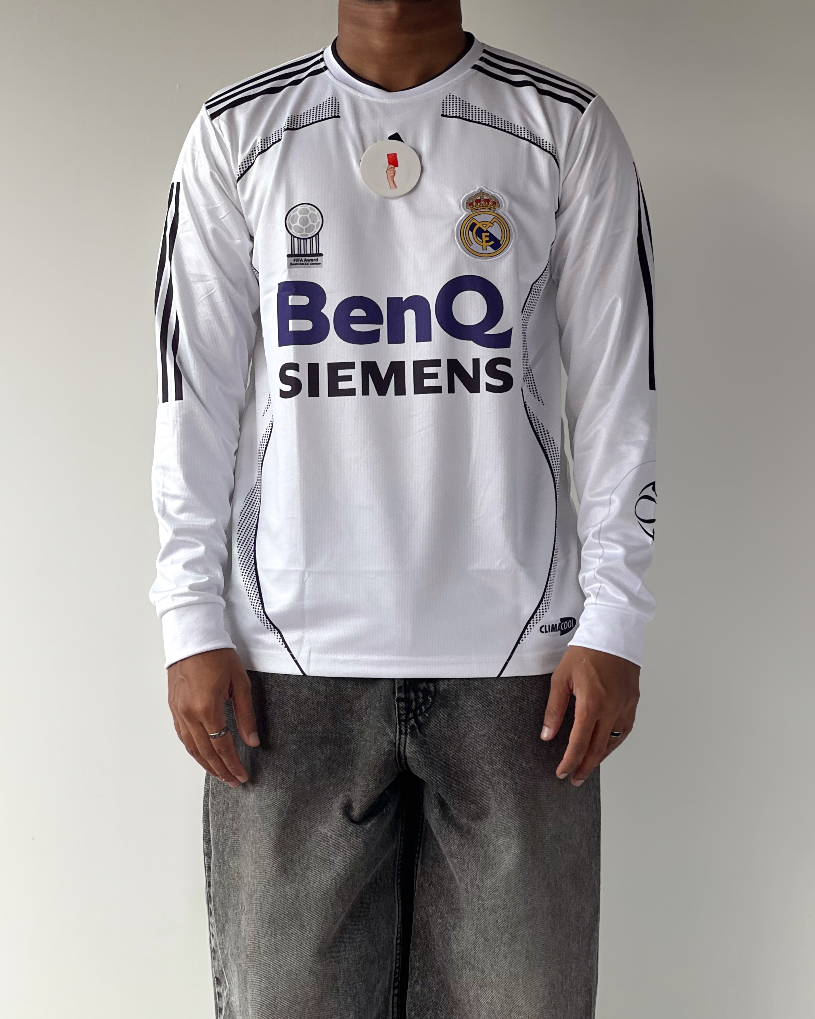 BENQ BECKHAM REAL MADRID RETRO ( Full Sleeve Embroidery)