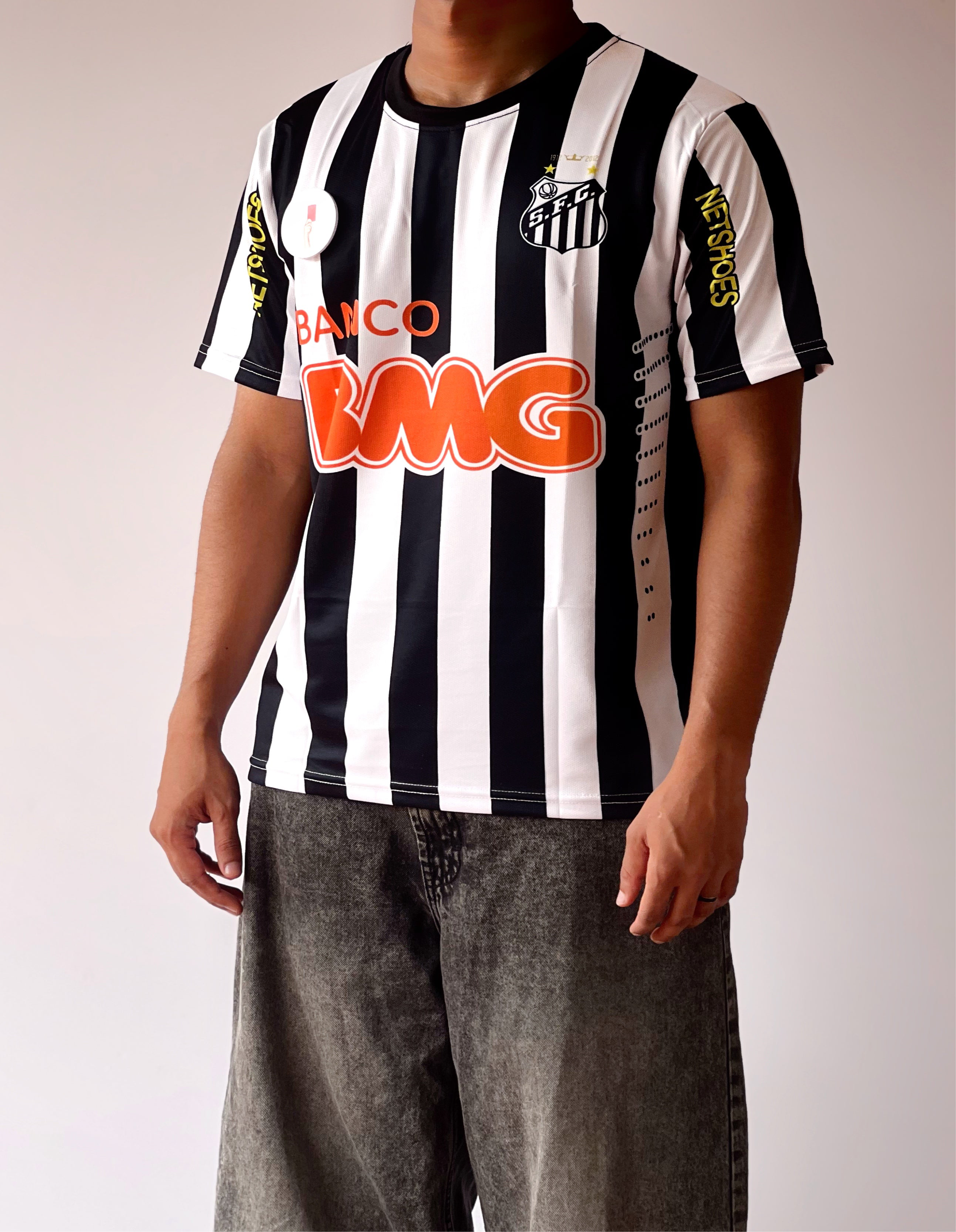 SANTOS BMG NEYMAR RETRO HOME KIT