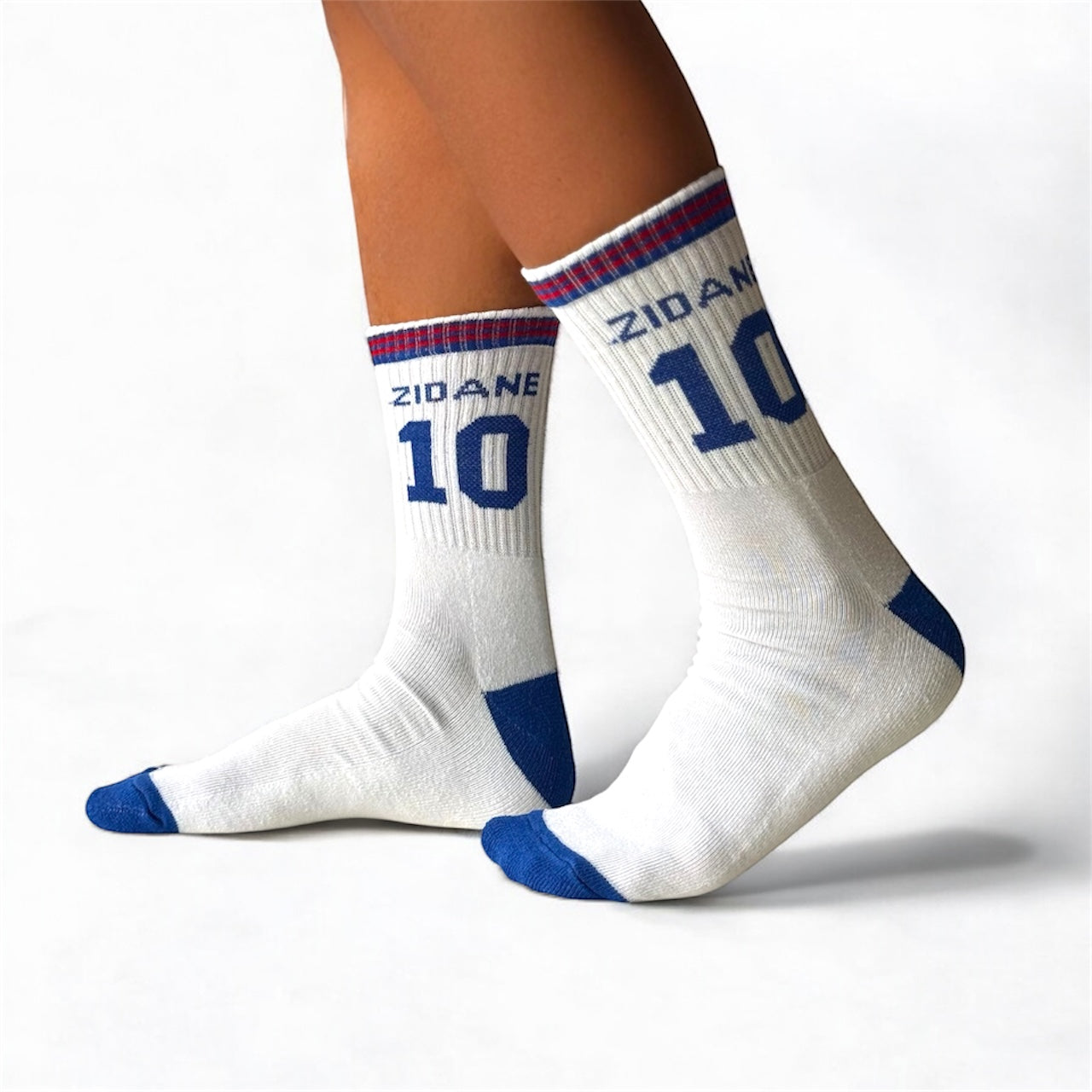SOCKS PLAYER EDITION ZIDANE FRANCE WHITE