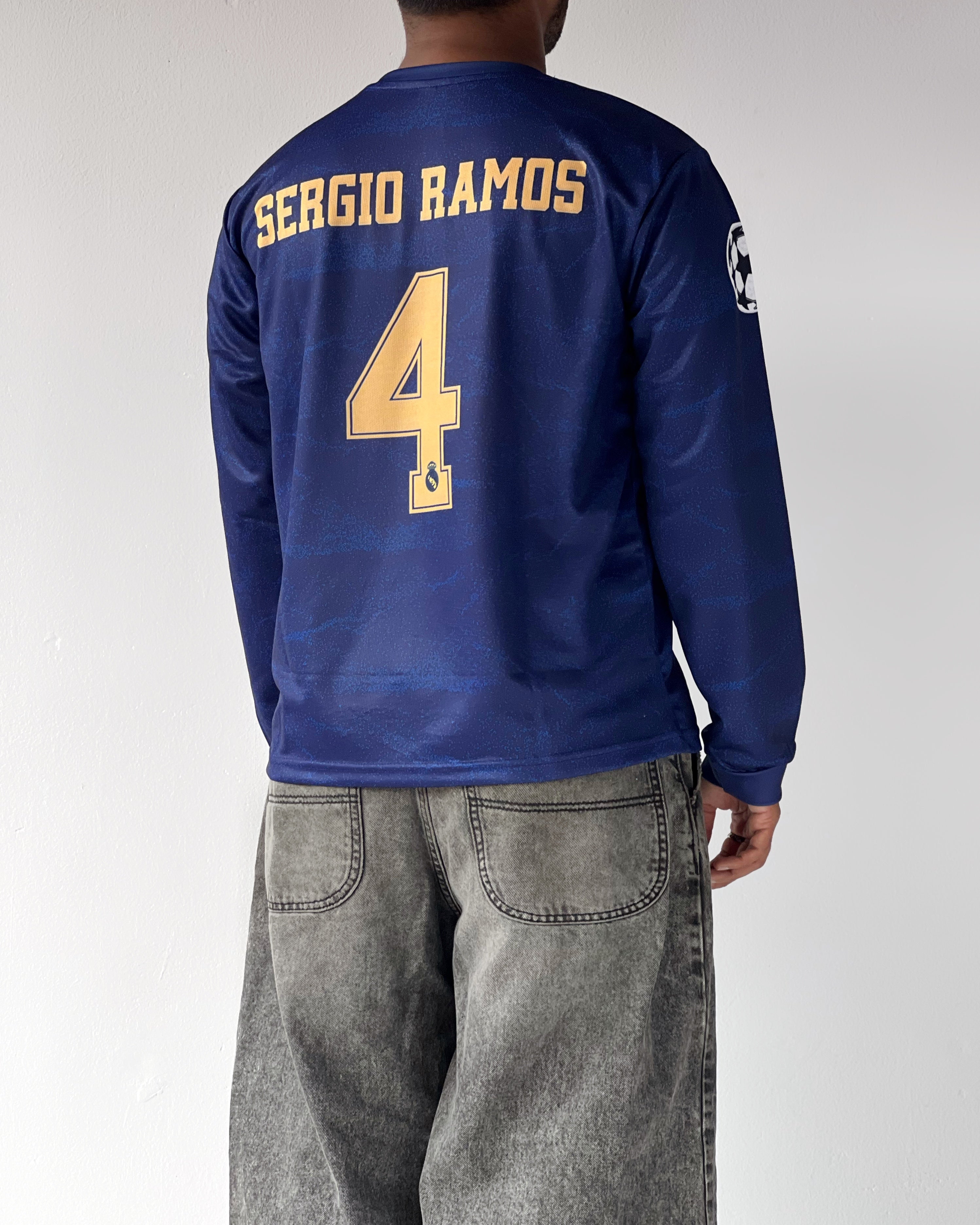 REAL MADRID RAMOS RETRO AWAY VERSION (Full Sleeve)