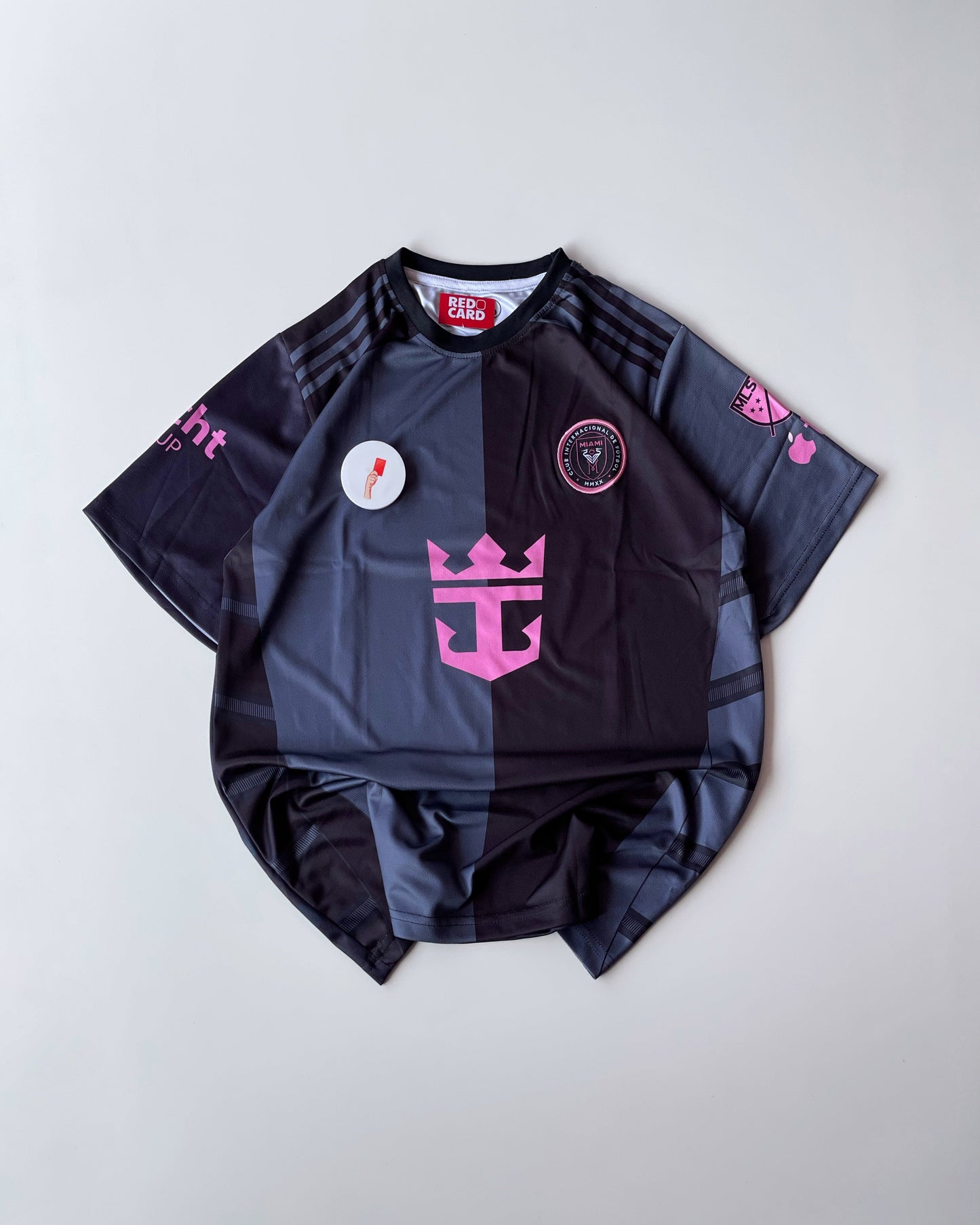 MESSI MIAMI BLACK AWAY KIT( embroidery)