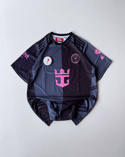 MESSI MIAMI BLACK AWAY KIT( embroidery)
