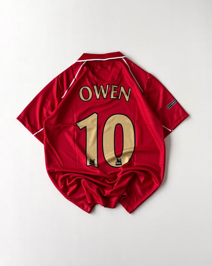 RETRO LIVERPOOL OWEN RED COLLAR