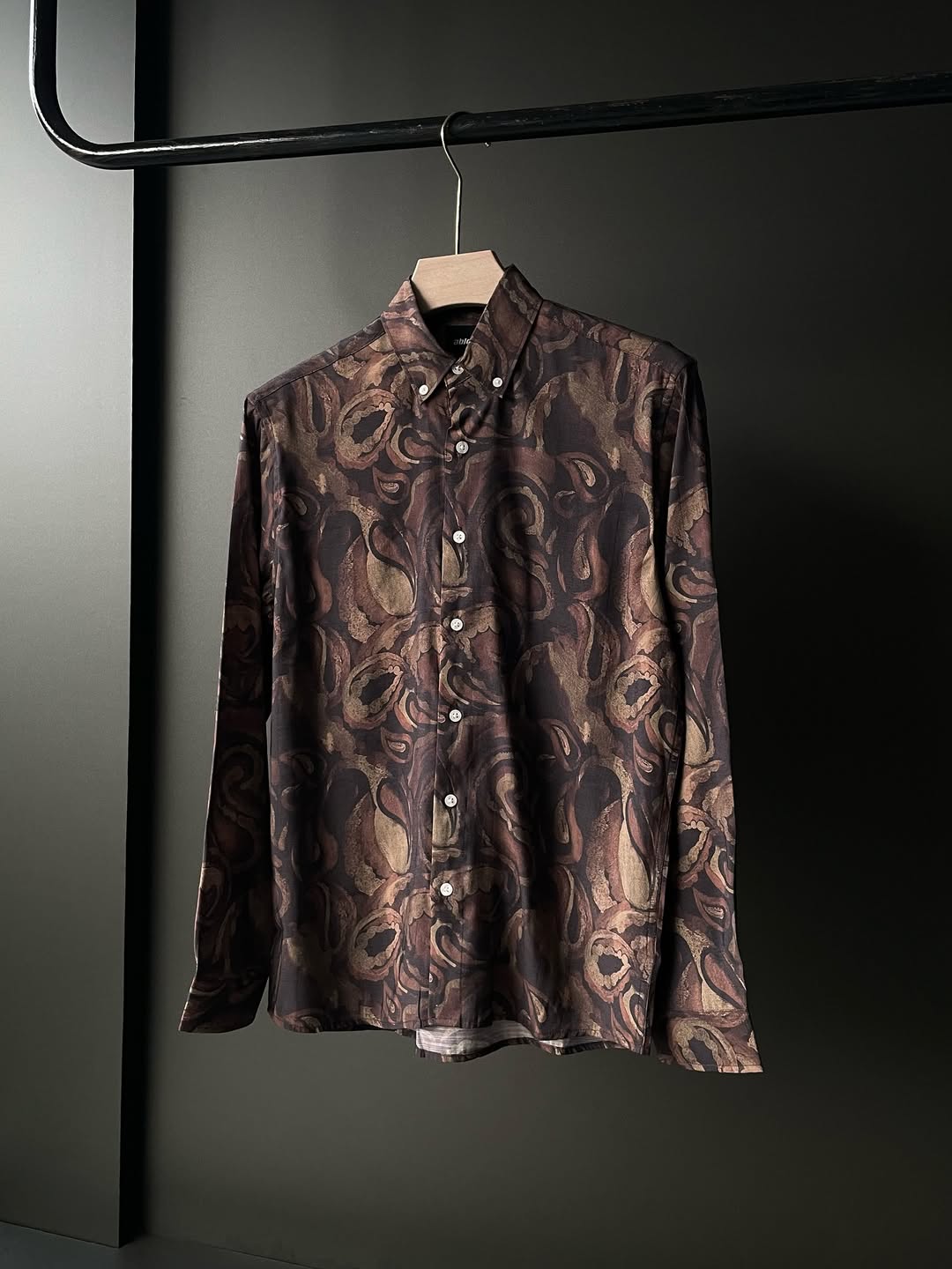 brown full sleeve floral