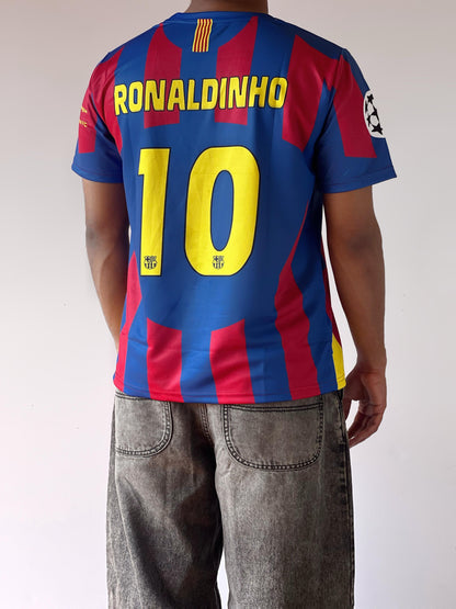RONALDINHO BARCA HOME RETRO