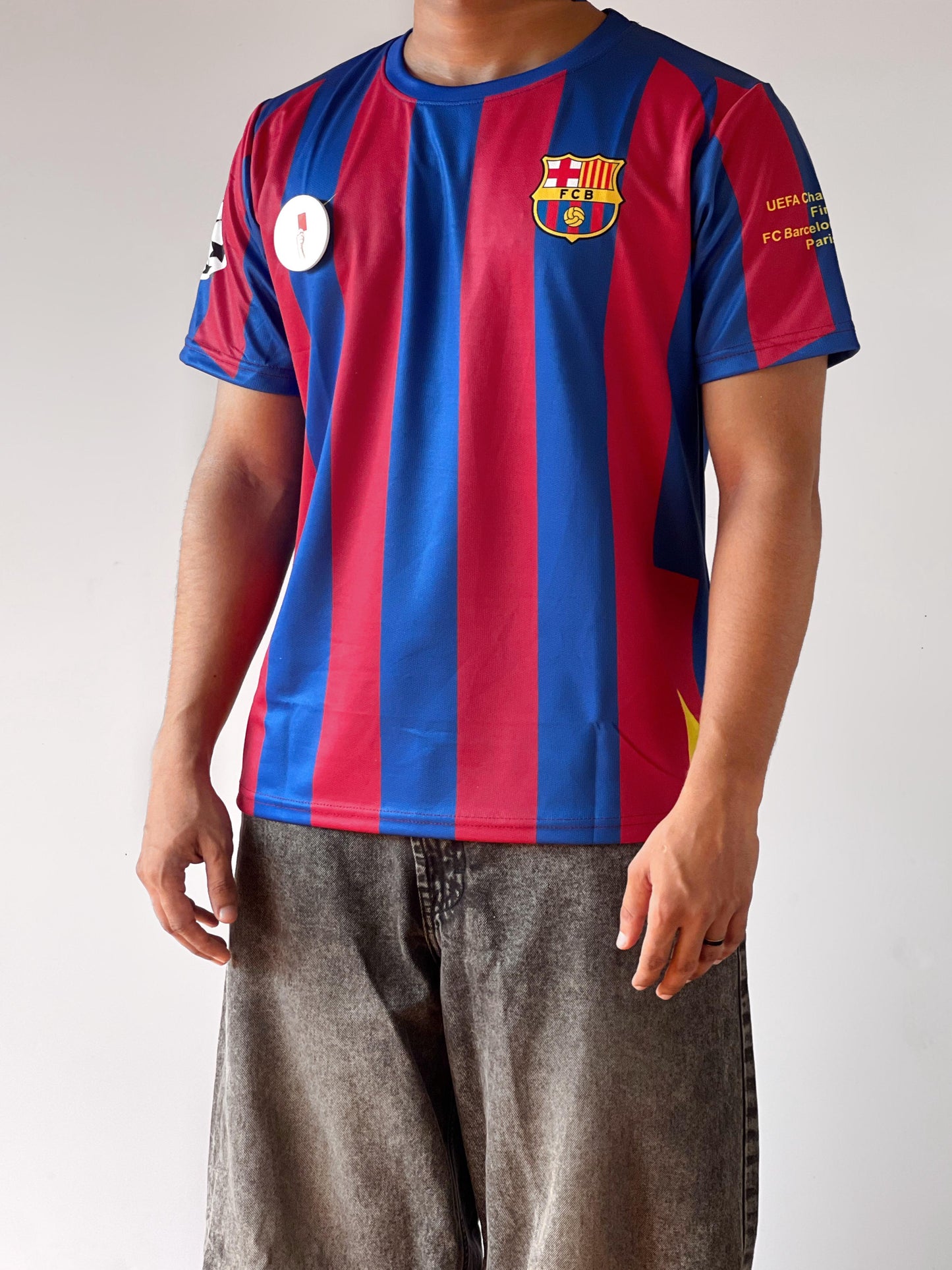 RONALDINHO BARCA HOME RETRO