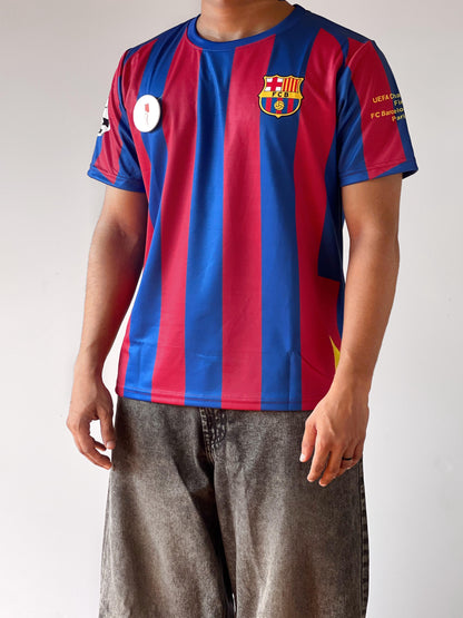 RONALDINHO BARCA HOME RETRO